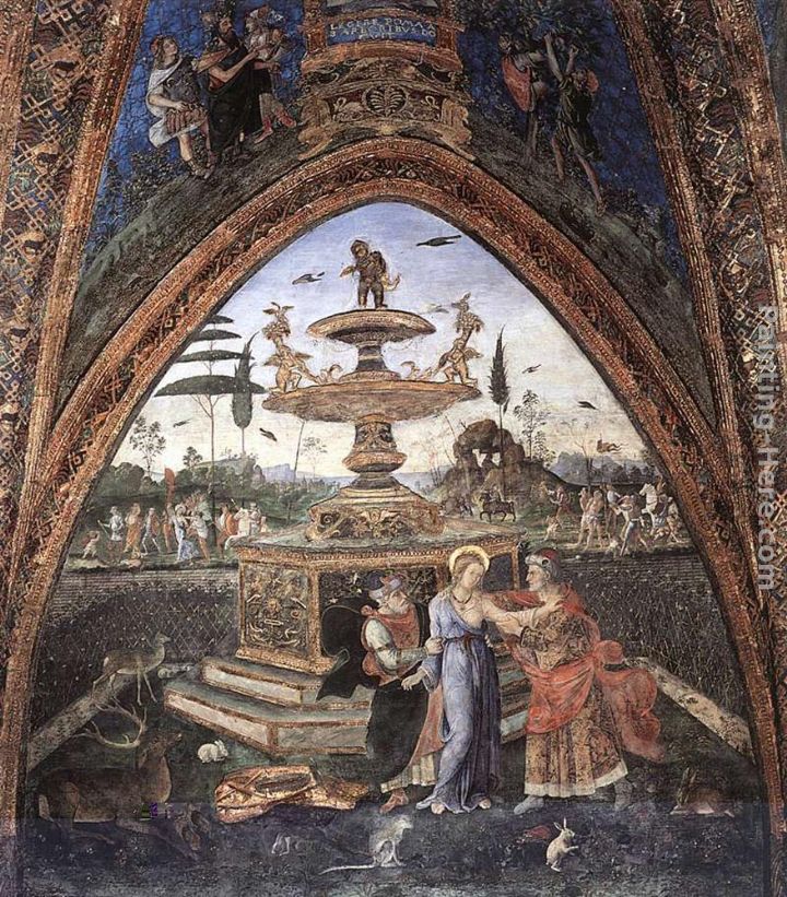 Susanna and the Elders painting - Bernardino Pinturicchio Susanna and the Elders art painting